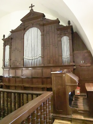 órgano construido por Juan Dourte y Lope Alberdi